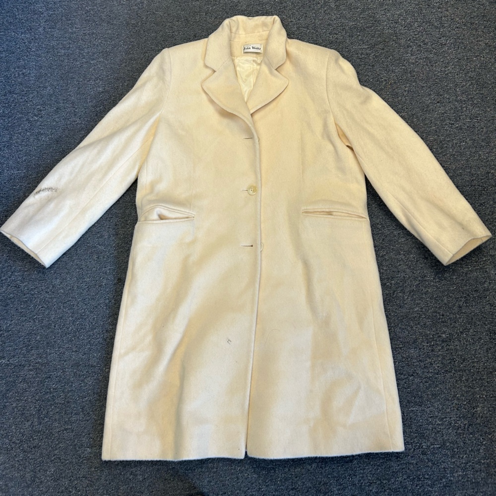 Men's Classic Cream Trench Coat